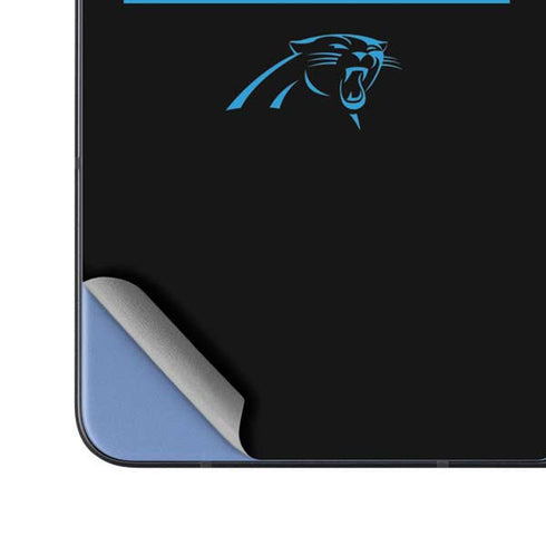 NFL Carolina Panthers Black Performance Series Galaxy Z Fold5 5G Skin